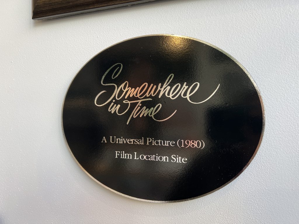 Somewhere In Time Movie Locations Film Plaque