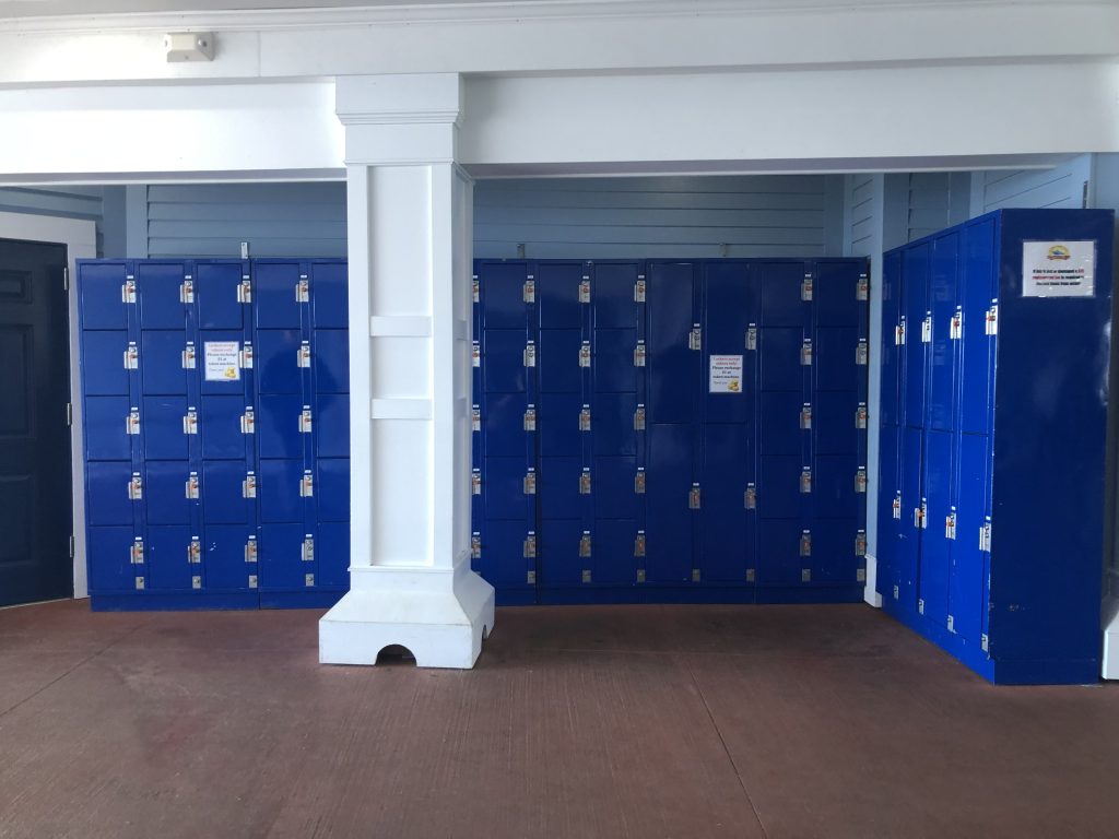 Shepler's Ferry Dock Lockers