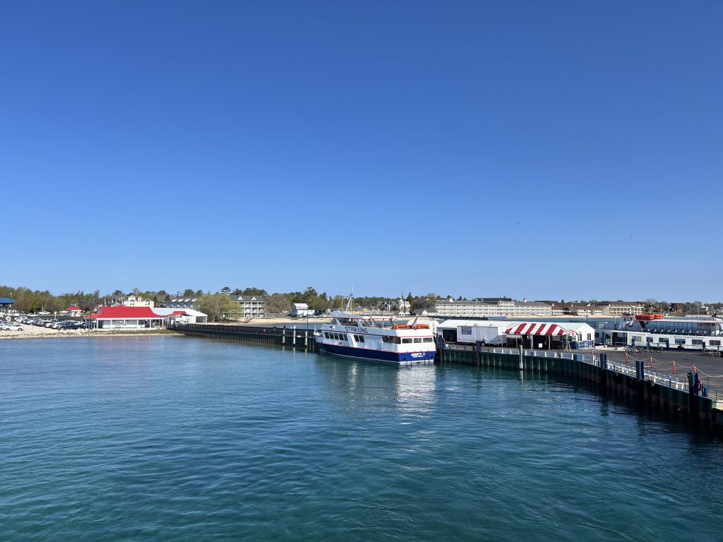 Mackinac Island Ferry Company dock, Mackinaw City, MI