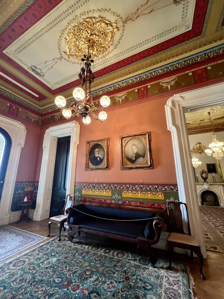 Entrance of the Culbertson Mansion, New Albany, IN