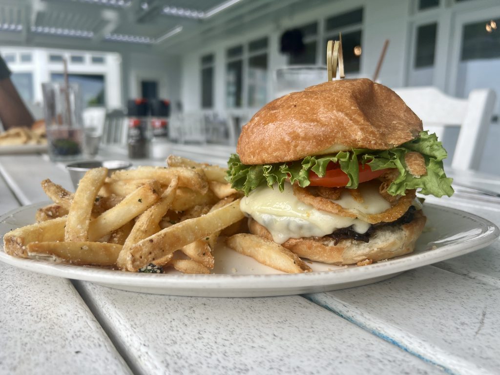 MPR Burger from Round Island Kitchen at Mission Point Resort