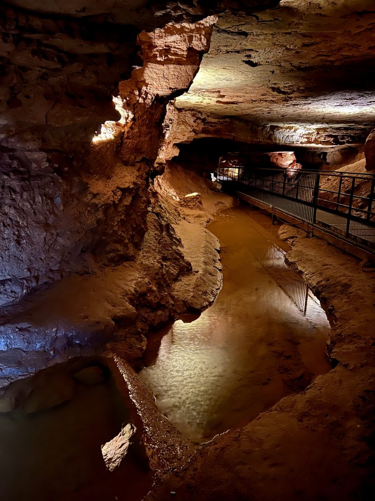 Indiana Caverns underground river