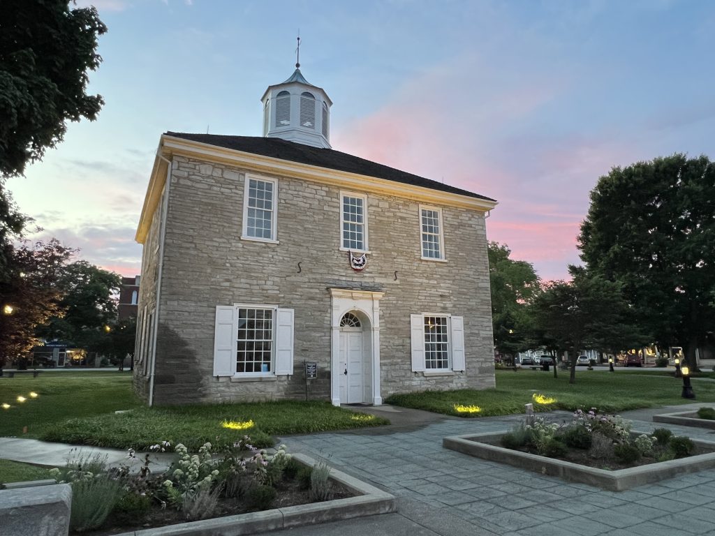 Corydon Indiana Capital Building - Indiana First State Capital 