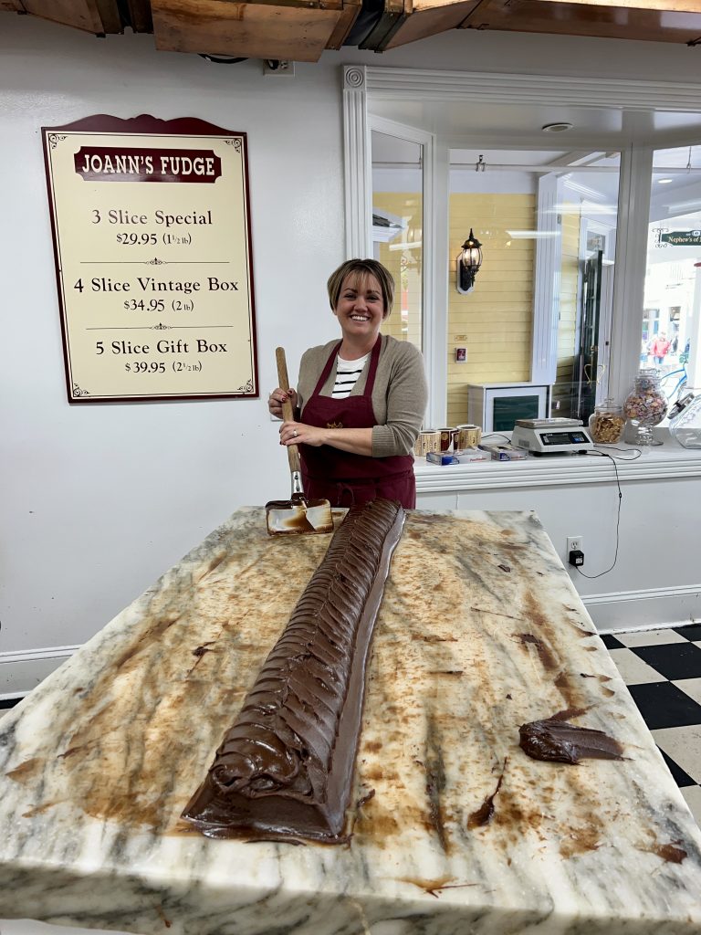 Making Mackinac Island Fudge